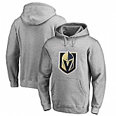 Men's Customized Vegas Golden Knights Gray All Stitched Pullover Hoodie,baseball caps,new era cap wholesale,wholesale hats